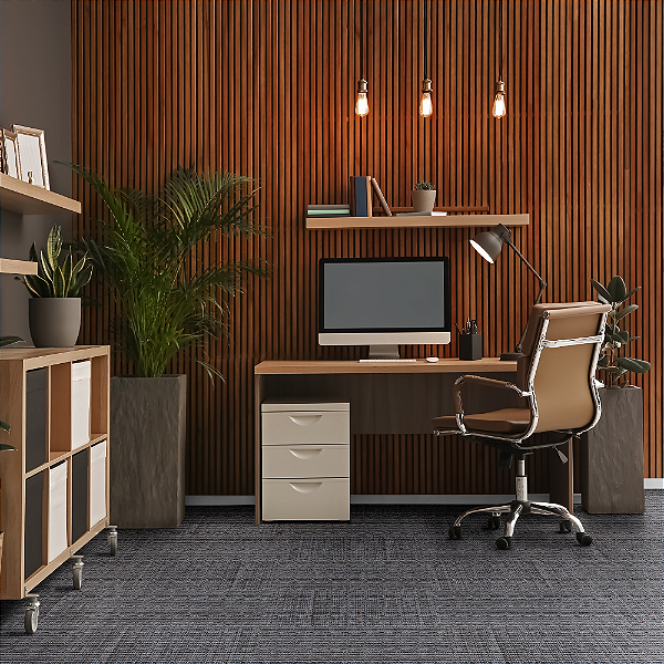 Carpete Modular 50x50mm Tarkett Basic Core 6,5mm Cor 24387006 (Caixa 5m²)