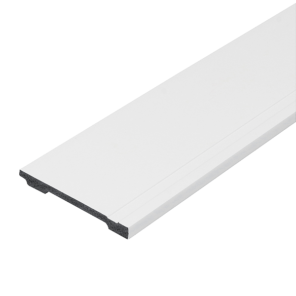 RODAPÉ DE POLIESTIRENO SANTA LUZIA BELLITAS 10CM BRANCO FRISADO 2,20M (CX C/ 10)