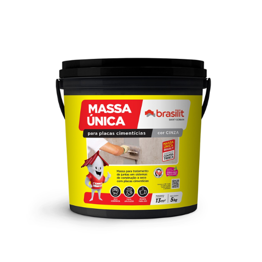 Massa Unica Brasilit para placa cimentícia 5kg