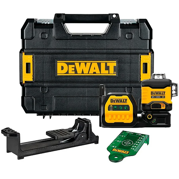 Nível Laser Dewalt  3x360 12V/20V - DCLE34030GB - Sem Carregador e Bateria