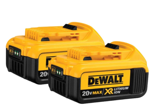 2 Baterias  Dewalt de Li-Íon 20V Max 4,0 Ah 80 Wh Premium XR - K6007