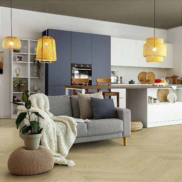 Piso Vinílico Tarkett Recanto Doma Cor Trigo 208x1230mm (Caixa com 5,13m²)
