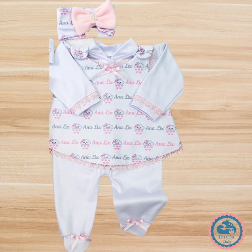 Macacão com vestido personalizado