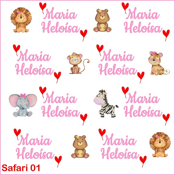 Manta Baby personalizado "SAFARI"