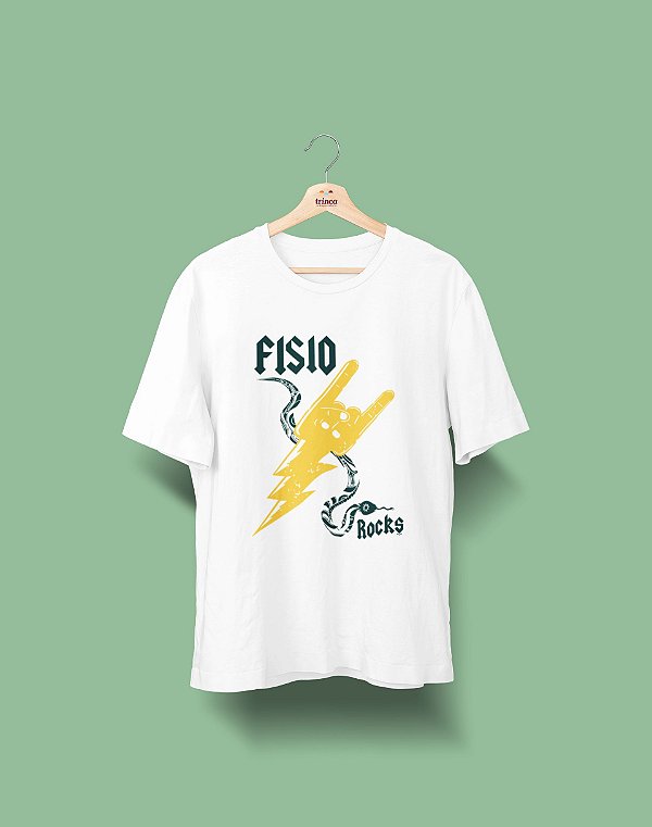 Camiseta Universitária - Fisioterapia - Fisio Rocks - Basic