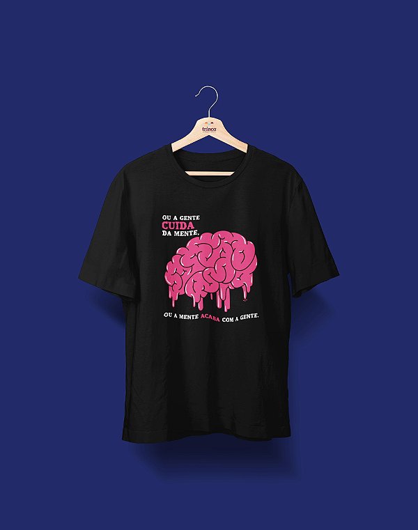 Camiseta Universitária - Psicologia - Questão de Saúde - Basic