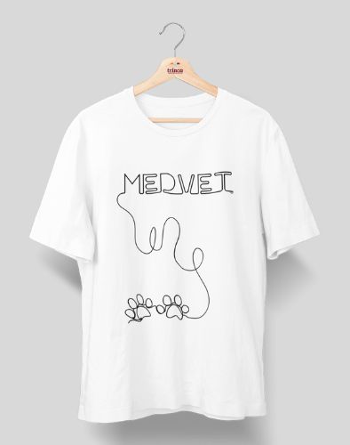 Camisa Universitária - Medicina Veterinária - Por um fio - Basic