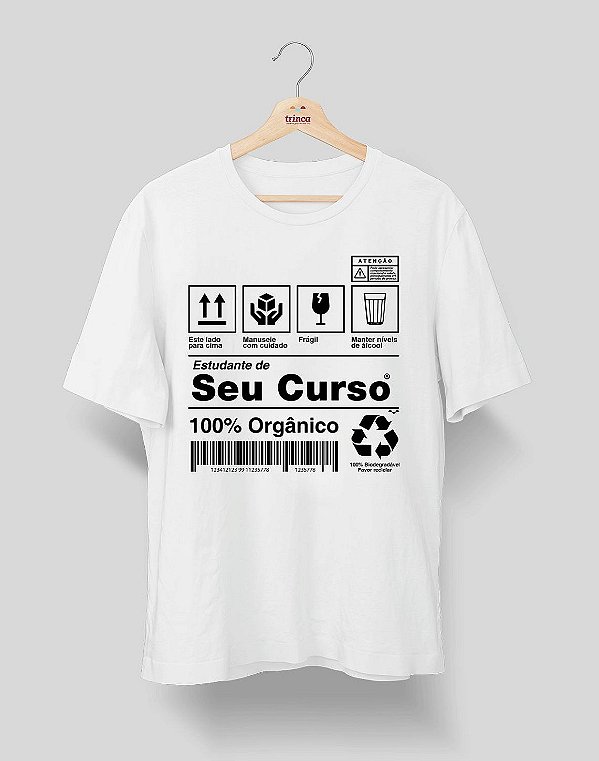Camisa Universitária - Humanos - Seu Curso (Personalizável)