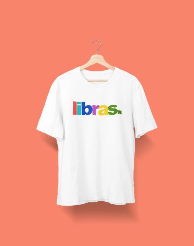 Camisa Universitária - Libras - Aquarela - Basic