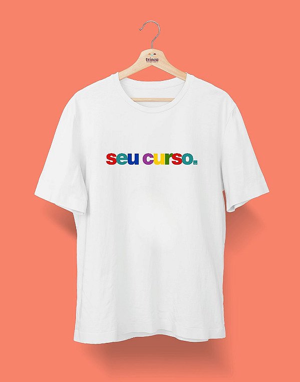 Camisa Universitária - Seu Curso (Personalizável) - Aquarela