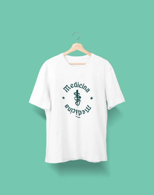 Camisa Universitária - Medicina - Old School - Basic