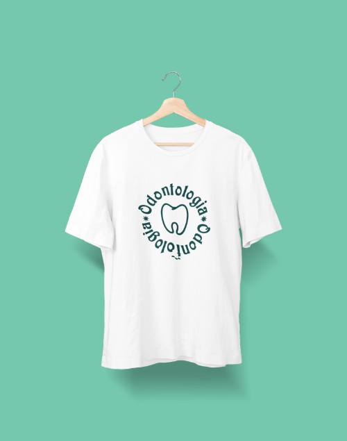 Camisa Universitária - Odontologia - Old School - Basic