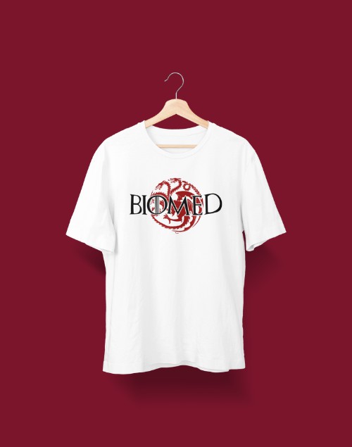 Camisa Universitária - Biomedicina - Fogo e Sangue - Basic