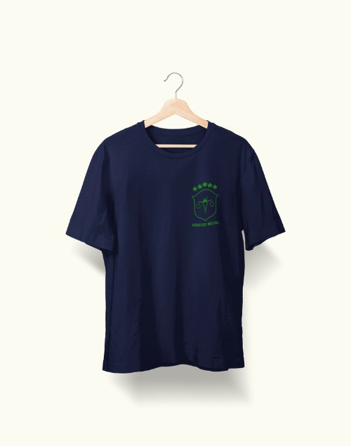 Camisa Universitária - Serviço Social - Coleção Brasuca - Basic