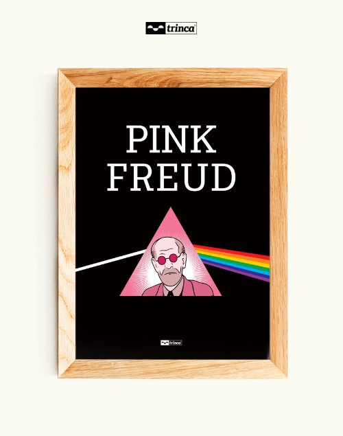 Quadro Decorativo - Psicologia - Pink Freud