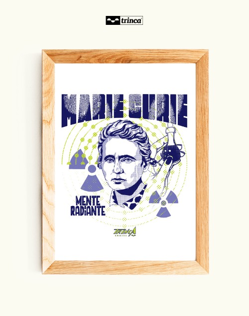 Quadro Decorativo - Comics - Marie Curie