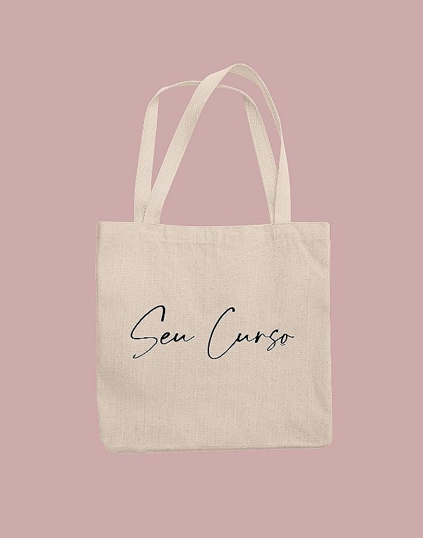 Ecobag - Delicado - Seu Curso (Personalizável)