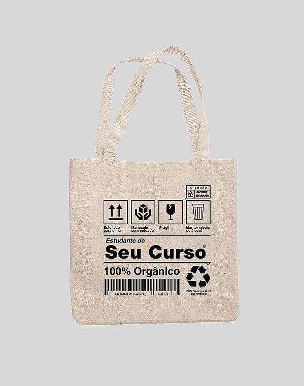 Ecobag - Humanos - Seu Curso (Personalizável)