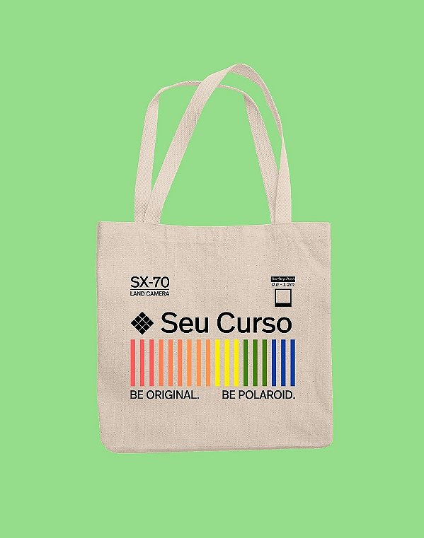 Ecobag - Seu Curso (Personalizável) - Polaroid