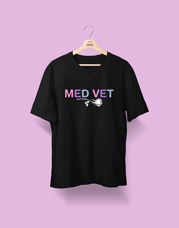 Camisa Universitária - Medicina Veterinária - Florescer - Basic