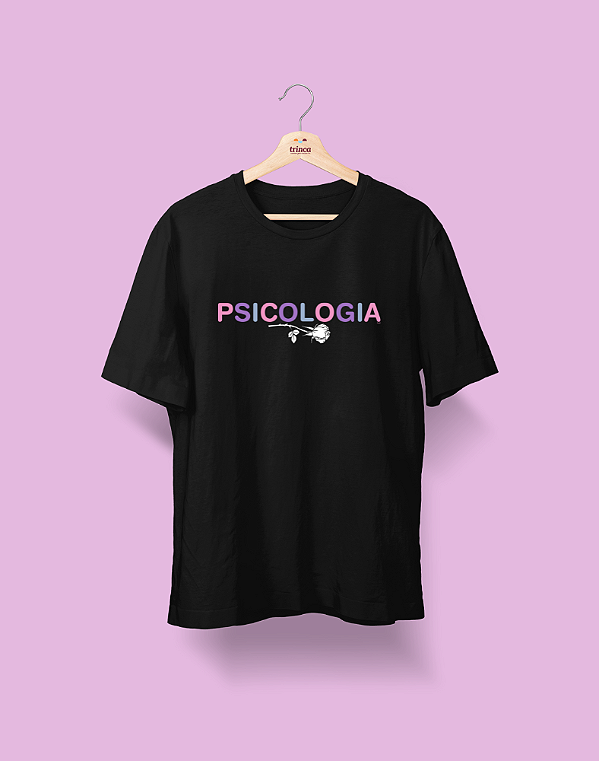 Camisa Universitária - Psicologia - Florescer - Basic