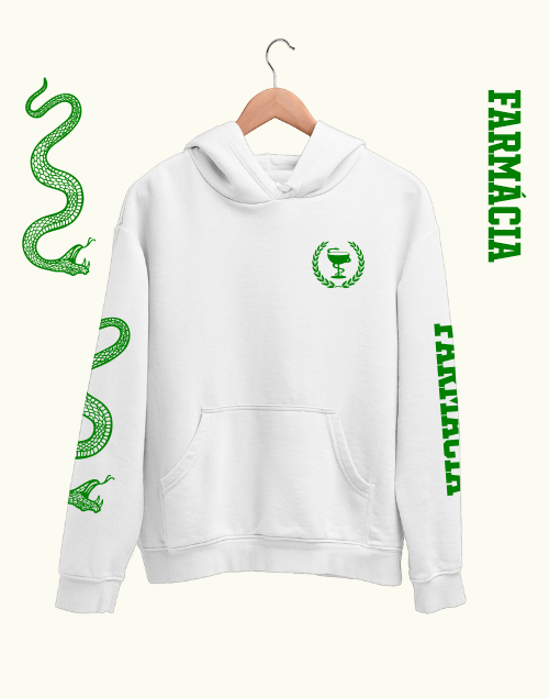 OUTLET - Moletom Canguru - Farmácia - 2k23 - TROCA NÃO DISPONÍVEL