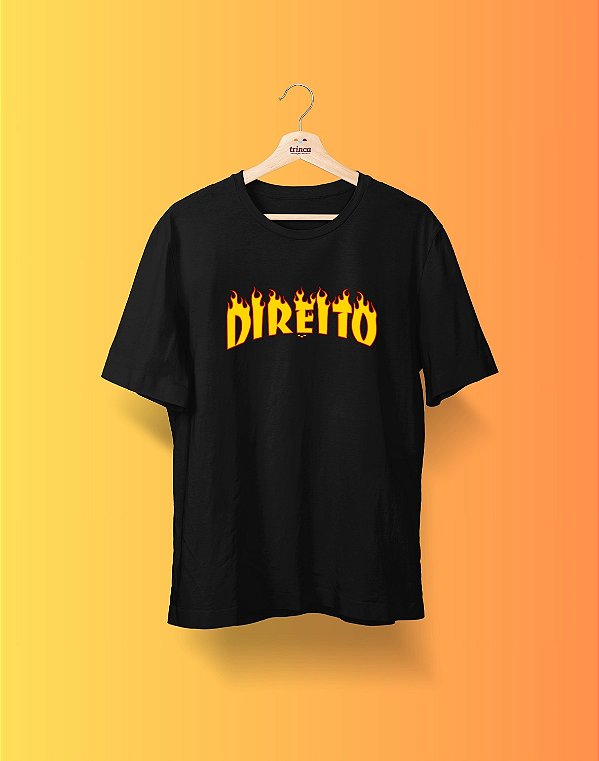 Camisa Universitária - Direito - Flames- Basic