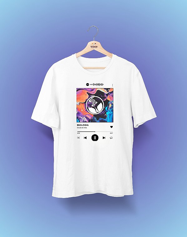 Camisa Universitária - Biologia - Playlist - Basic