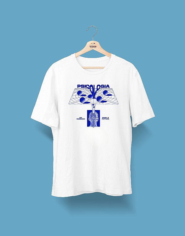 Camisa Universitária - Psicologia  - Do passado para o futuro - Basic
