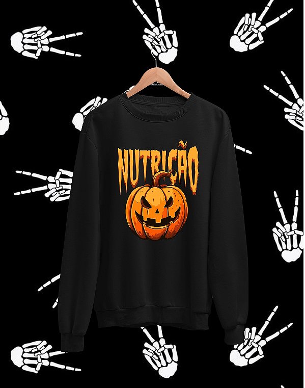 Moletom Básico Flanelado - Nutrição - Halloween - Basic