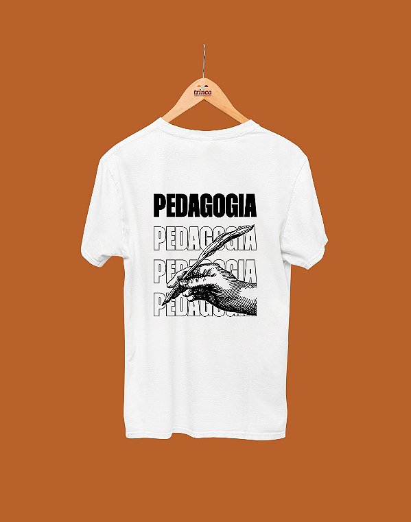Camisa Universitária - Pedagogia - Repetição - Basic
