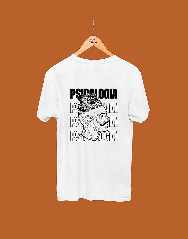 Camisa Universitária - Psicologia - Repetição - Basic