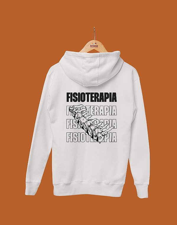 Moletom Canguru Flanelado - Fisioterapia - Repetição - Basic