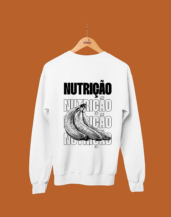 Moletom Básico Flanelado - Nutrição - Repetição - Basic