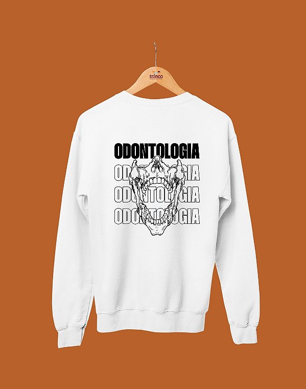 Moletom Básico Flanelado - Odontologia - Repetição - Basic