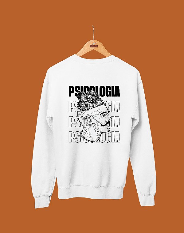 Moletom Básico Flanelado - Psicologia - Repetição - Basic