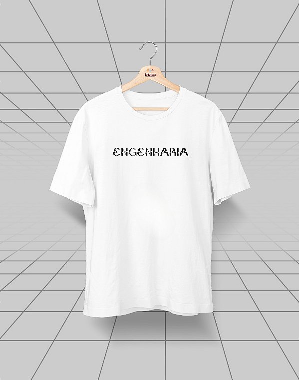 Camisa Universitária - Engenharia - Abstrato - Basic