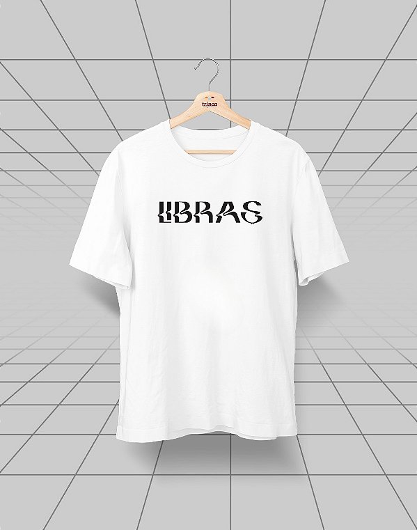 Camisa Universitária - Libras - Abstrato - Basic
