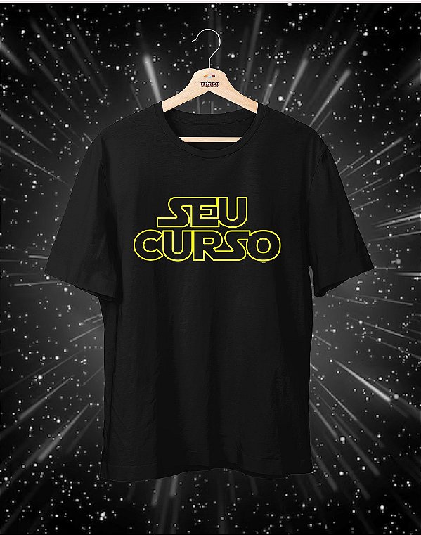 Camisa Universitária - Seu Curso (Personalizável) - Nas Estrelas