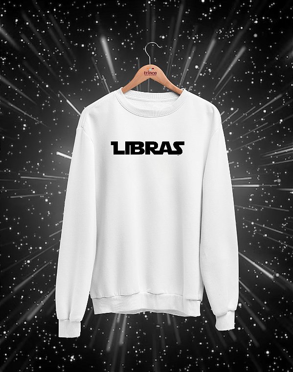 Moletom Básico Flanelado - Libras - Nas Estrelas - Basic
