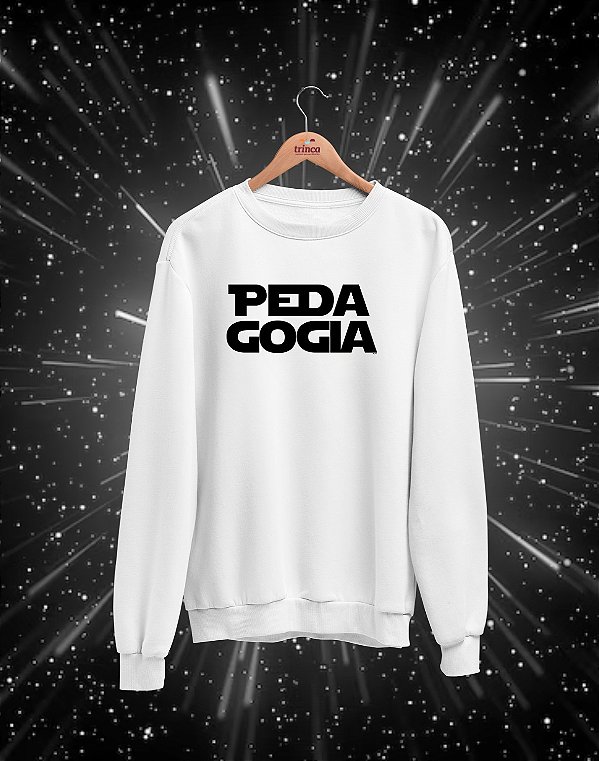 Moletom Básico Flanelado - Pedagogia - Nas Estrelas - Basic
