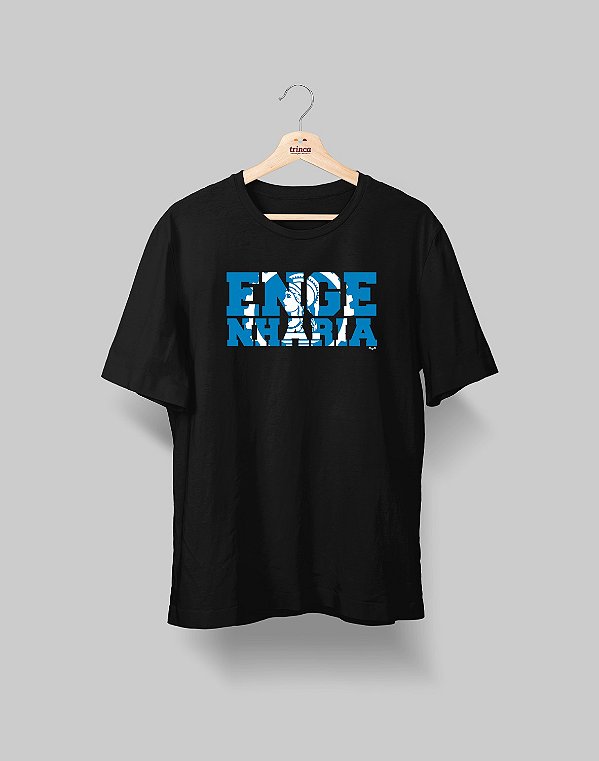Camisa Universitária - Engenharia - Encaixe - Basic