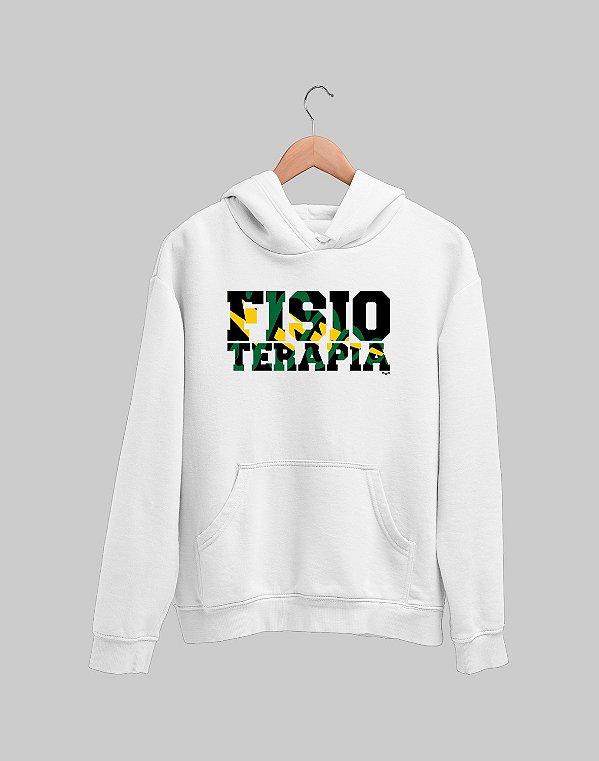 Moletom Canguru Flanelado - Fisioterapia - Encaixe - Basic