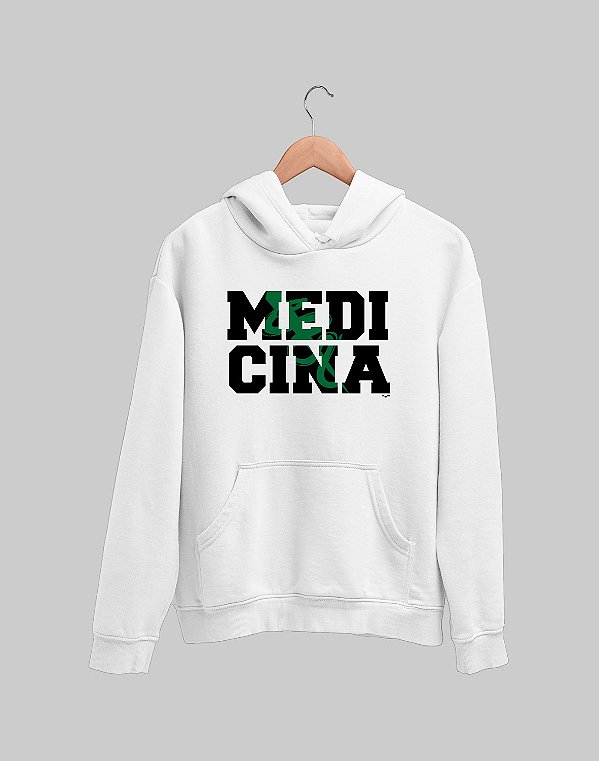 Moletom Canguru Flanelado - Medicina - Encaixe - Basic