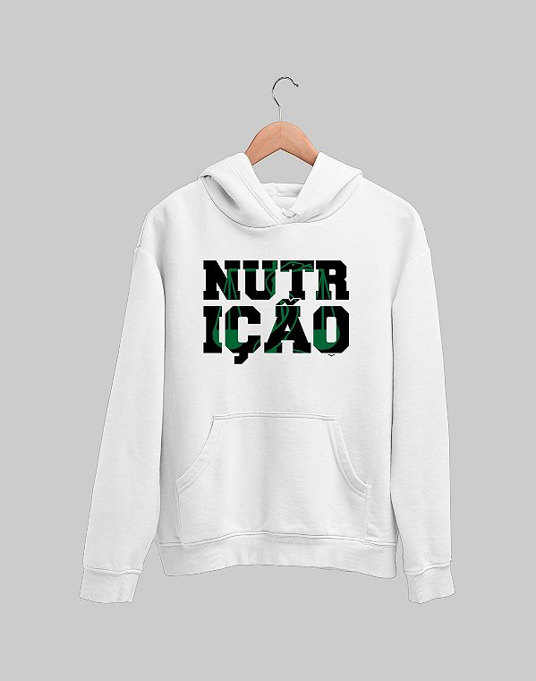 Moletom Canguru Flanelado - Nutrição - Encaixe - Basic