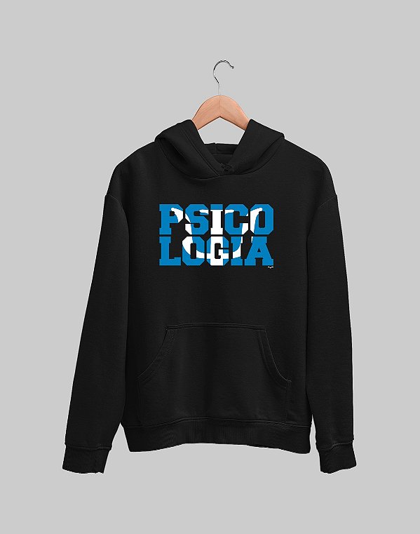 Moletom Canguru Flanelado - Psicologia - Encaixe - Basic
