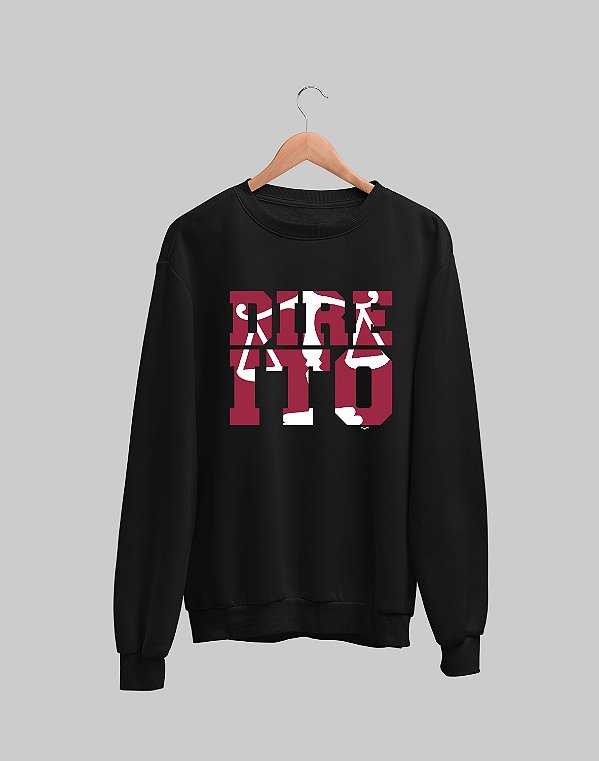 Moletom Básico Flanelado - Direito - Encaixe - Basic