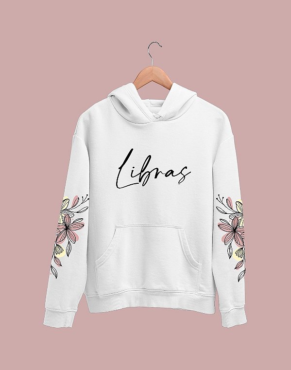 Moletom Canguru Flanelado - Libras - Delicado - Basic
