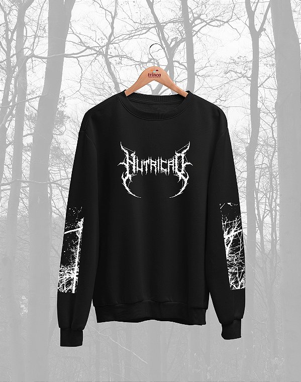 Moletom Básico Flanelado - Nutrição - Death Metal - Basic