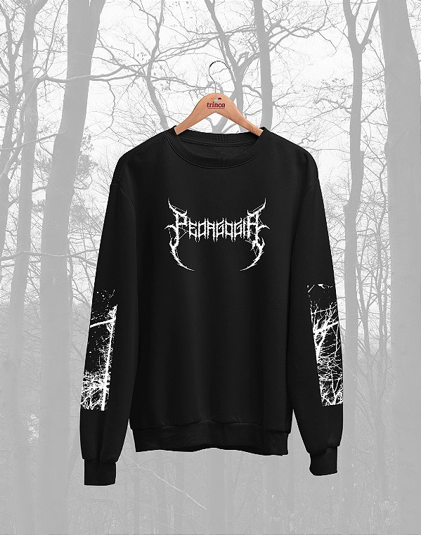 Moletom Básico Flanelado - Pedagogia - Death Metal - Basic